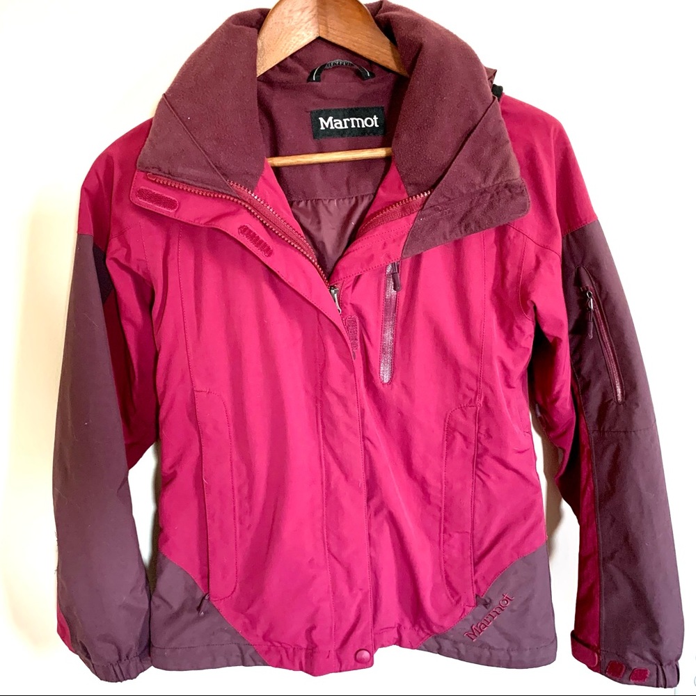 Marmot Maroon Winter Jacket, Size XS